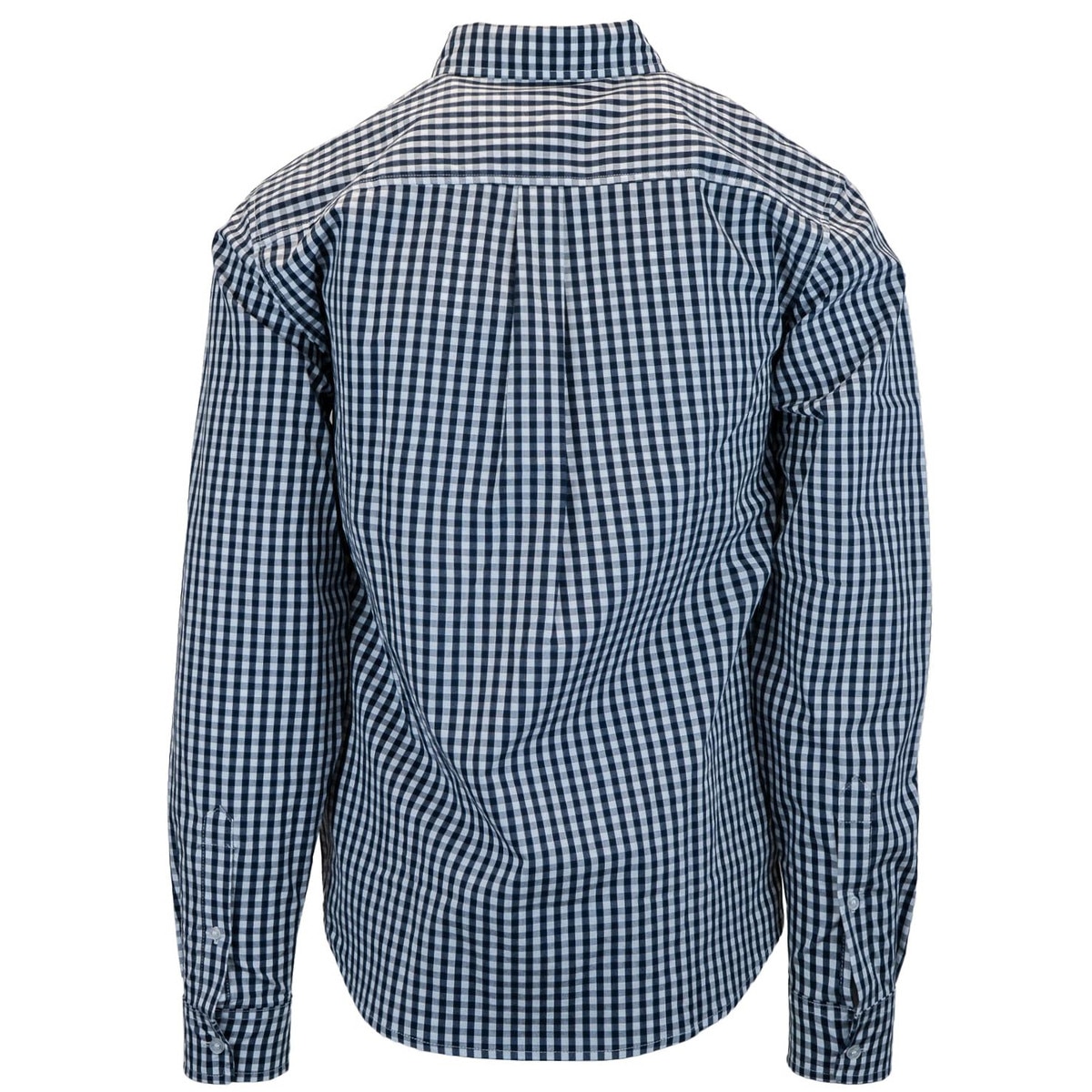 Men's U-State Gingham Button-Up Shirt blue and white